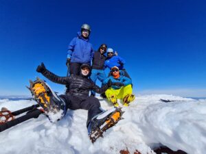 Escalada en hielo glaciar Voipir